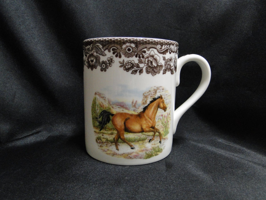 Spode Woodland Horses American Quarter: NEW Mug (s), 4 1/4" Tall, 16 oz