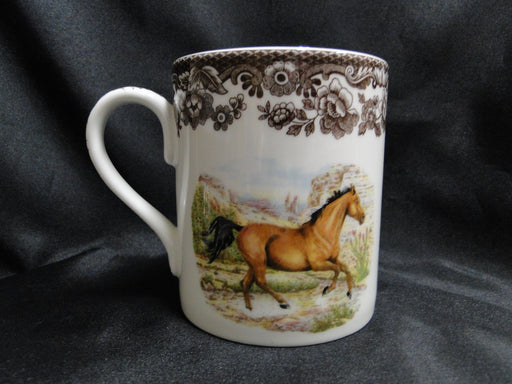 Spode Woodland Horses American Quarter: NEW Mug (s), 4 1/4" Tall, 16 oz