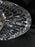 Waterford Crystal, Cut Lines: Oval Desk Clock, Silver Ring, 7 3/4" x 3 7/8" x 2"