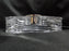 Waterford Crystal, Cut Lines: Oval Desk Clock, Silver Ring, 7 3/4" x 3 7/8" x 2"