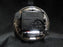 Waterford Crystal, Cut Lines: Oval Desk Clock, Silver Ring, 7 3/4" x 3 7/8" x 2"