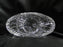 Waterford Crystal, Cut Lines: Oval Desk Clock, Silver Ring, 7 3/4" x 3 7/8" x 2"