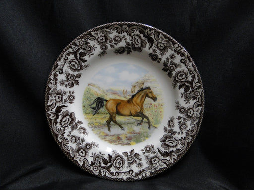 Spode Woodland Horses American Quarter, England: NEW Salad Plate (s), 7 3/4", Box