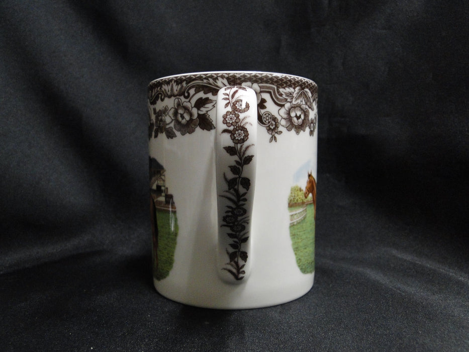 Spode Woodland Horses Thoroughbred Horse: NEW Mug (s), 4 1/4" Tall, 16 oz