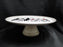 Portmeirion Sara Miller London Penguins, Gray: Footed Cake Stand, 10 5/8”, Box