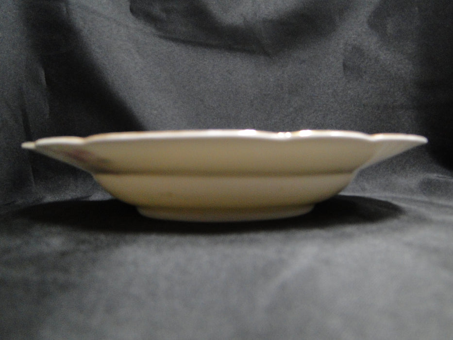 Schwalb Brothers (BSM), Coral Flowers: Rim Soup Bowl (s), 8 1/2", Gold Trim