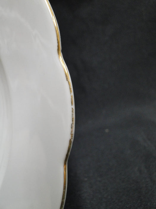 Schwalb Brothers (BSM), Coral Flowers: Rim Soup Bowl (s), 8 1/2", Gold Trim