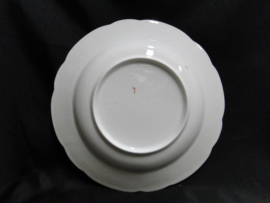 Schwalb Brothers (BSM), Coral Flowers: Rim Soup Bowl (s), 8 1/2", Gold Trim