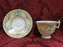 Royal Doulton The Melfont, Green Scrolls, Yellow Band: Cup & Saucer Set (s)