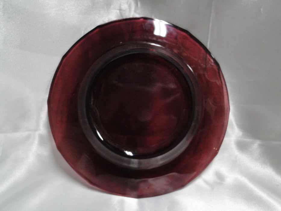 New Martinsville 34-Amethyst, 12 Panel Design: Luncheon Plate (s), 8 1/8"