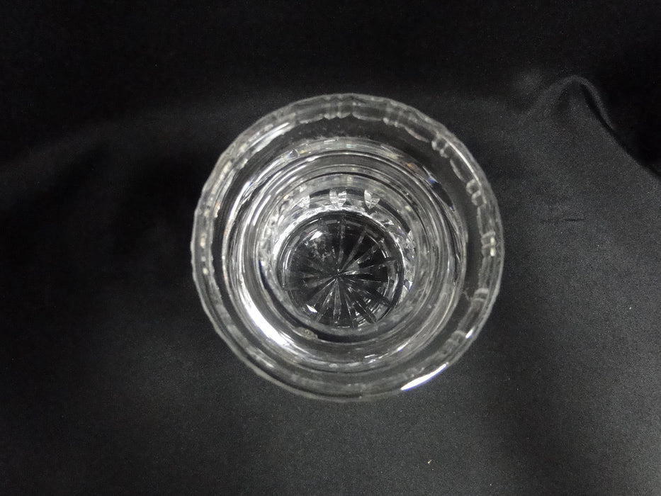 Waterford Crystal, Vertical & "X" Cuts: Jam / Jelly Jar & Lid, 4 3/4" Tall