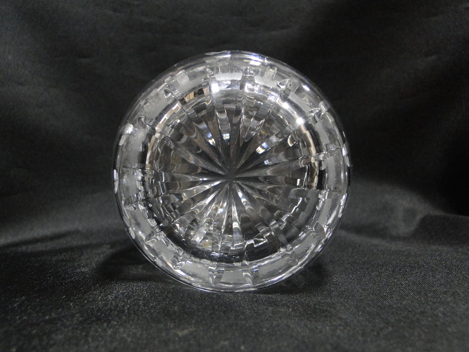 Waterford Crystal, Vertical & "X" Cuts: Jam / Jelly Jar & Lid, 4 3/4" Tall