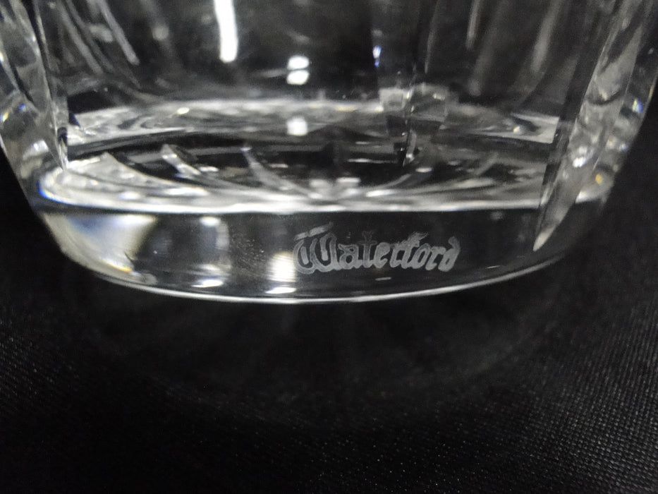 Waterford Crystal, Vertical & "X" Cuts: Jam / Jelly Jar & Lid, 4 3/4" Tall