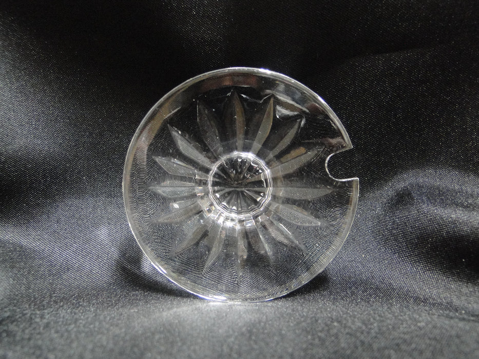 Waterford Crystal, Vertical & "X" Cuts: Jam / Jelly Jar & Lid, 4 3/4" Tall