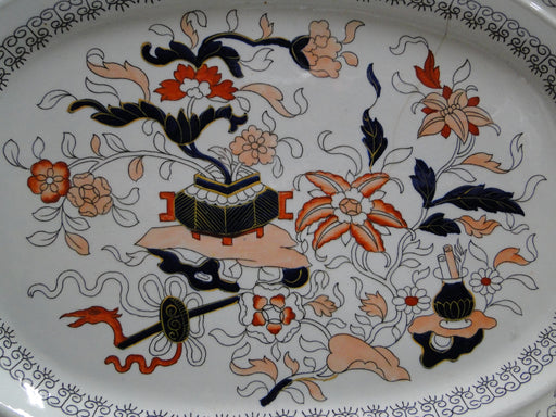 Mason's MAS22, Imari Floral: Oval Serving Platter, 22" x 16 3/4", As Is
