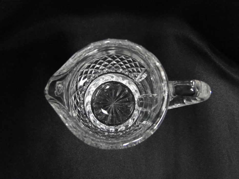 Waterford Crystal, Cross Hatch & Thumbprint Edge: Creamer,  3 7/8", #1