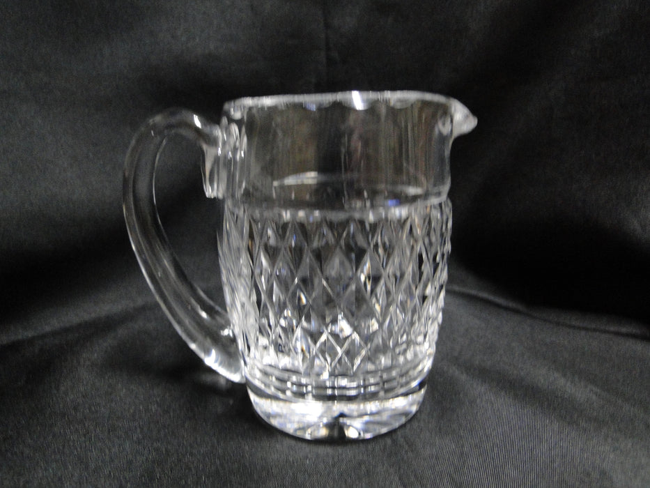 Waterford Crystal, Cross Hatch & Thumbprint Edge: Creamer,  3 7/8", #1