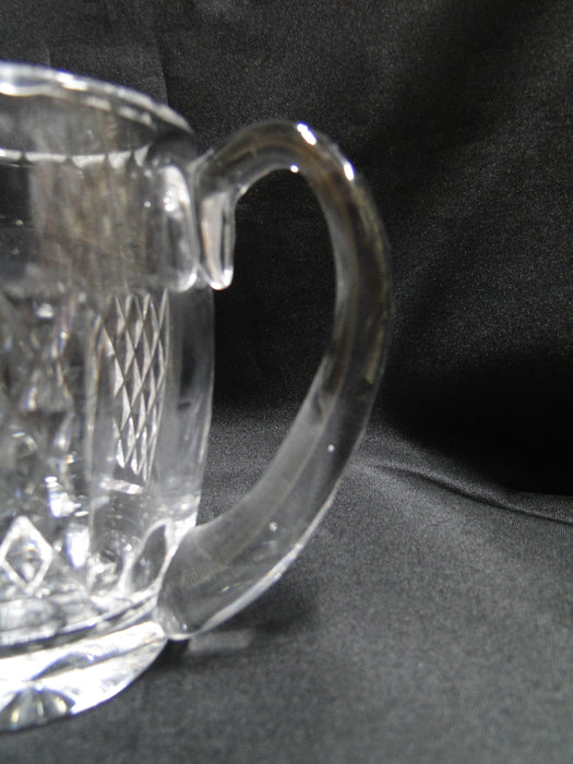 Waterford Crystal, Cross Hatch & Thumbprint Edge: Creamer,  3 7/8", #1
