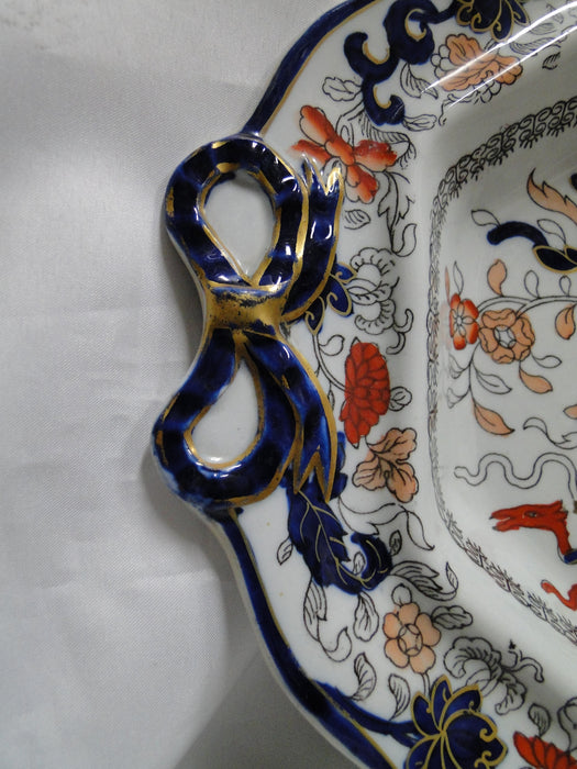 Mason's MAS22, Imari Floral: Oval Serving Bowl & Lid, 13 1/2" x 10 1/4"