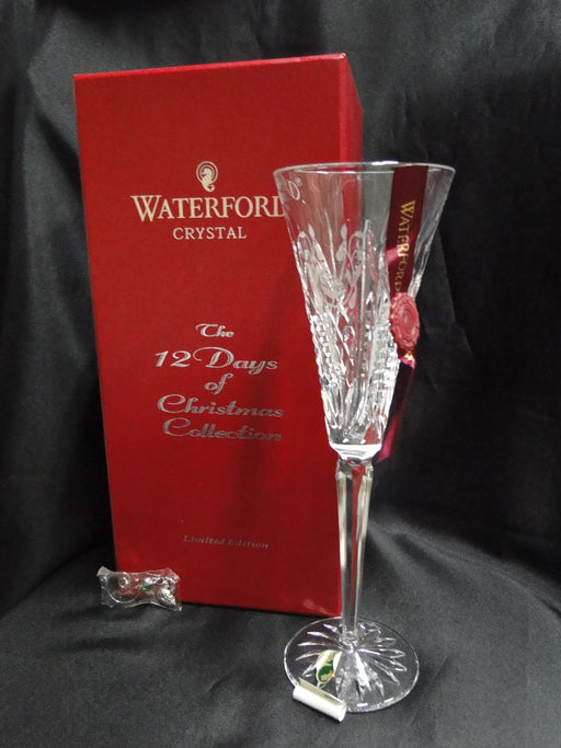Waterford Crystal 12 Days of Christmas: "One Partridge" Flute, 10 1/4", Box