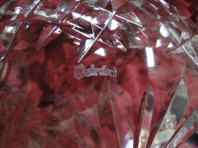 Waterford Crystal Lismore: Round Scalloped Bowl, 9", As Is