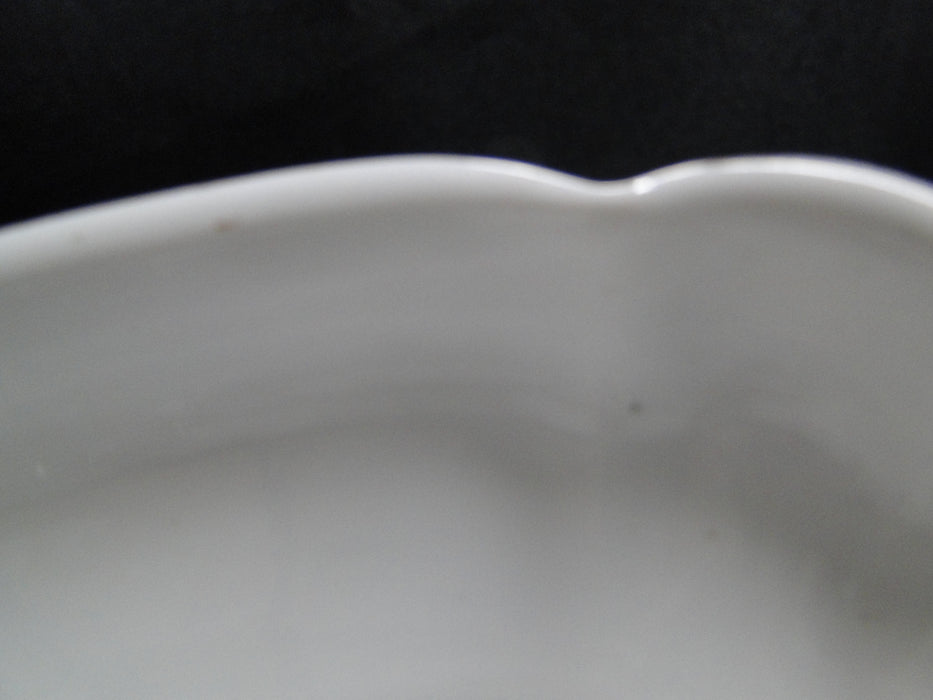 Schwalb Brothers (BSM), Coral Flowers: Oval Serving Bowl, 9 1/4"
