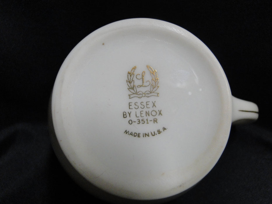 Lenox Essex Maroon, Red & Gold Design: Creamer / Cream Pitcher, 3 1/2", As Is