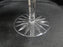 Bohemian Czech Grapes Cut to Clear: Ruby Red Wine Hock, 8 1/4", Nick, CR#120