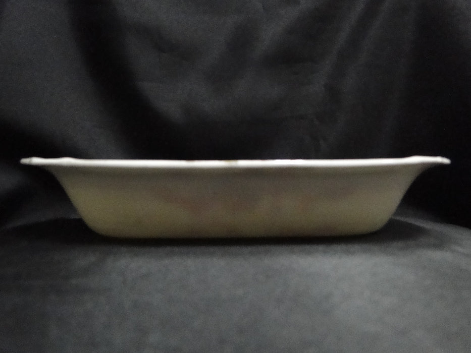Schwalb Brothers (BSM), Coral Flowers: Oval Serving Bowl 9 7/8" As Is, Design #1