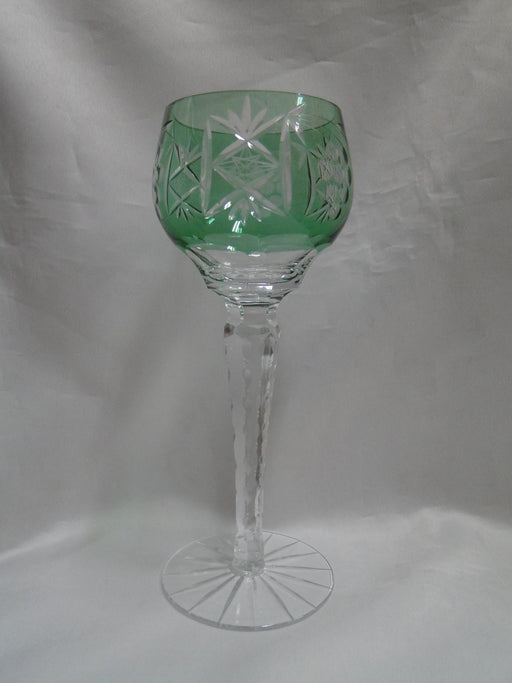 Bohemian Czech Grapes Cut to Clear: Green Wine Hock, 8 1/4", CR#120