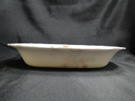 Schwalb Brothers (BSM), Coral Flowers: Oval Serving Bowl 9 7/8" As Is, Design #2