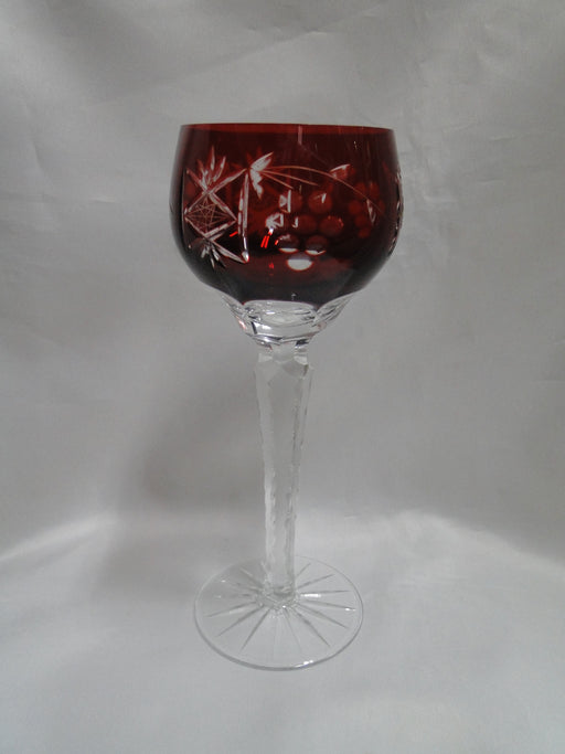Bohemian Czech Grapes Cut to Clear: Red Wine Hock, 8 1/4", CR#120