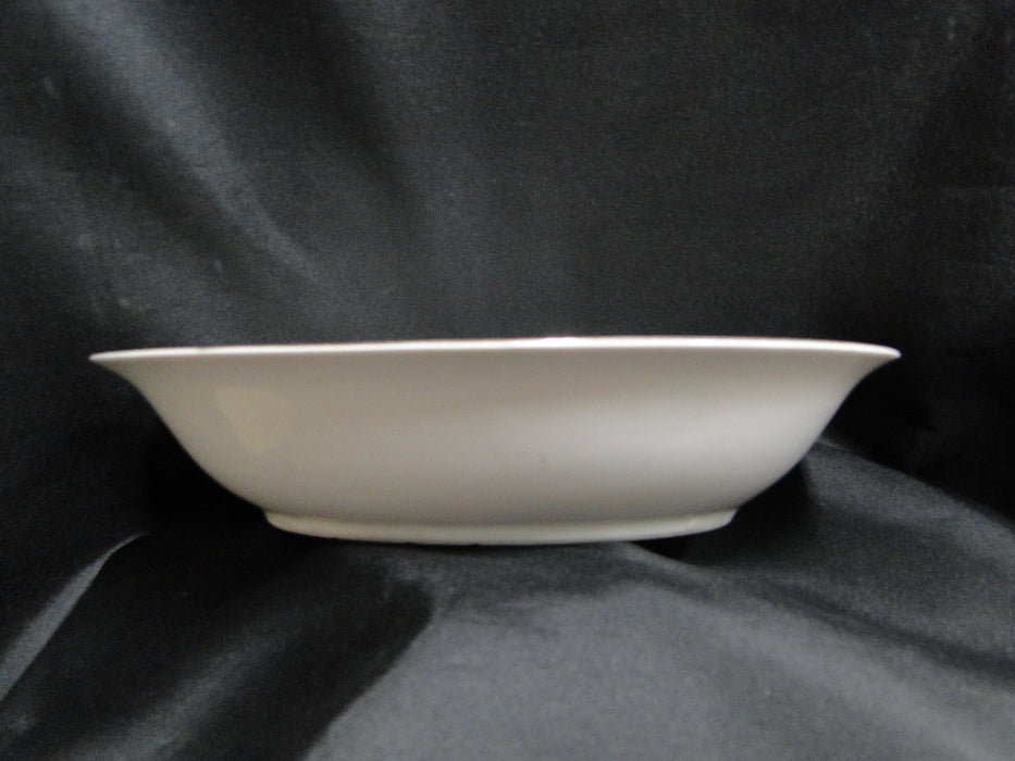 ESCO (Japan) ESO20, Floral Vases, Green Edge: Oval Serving Bowl, 10 1/4", As Is