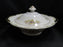 ESCO (Japan) ESO20, Floral Vases, Green Edge: Round Serving Bowl w/ Lid