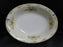 ESCO (Japan) ESO20, Floral Vases, Green Edge: Oval Serving Bowl, 10 1/4", As Is