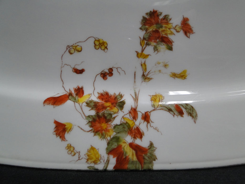 Schwalb Brothers (BSM), Coral Flowers: Oval Serving Platter, 14 7/8" x 10 1/2"