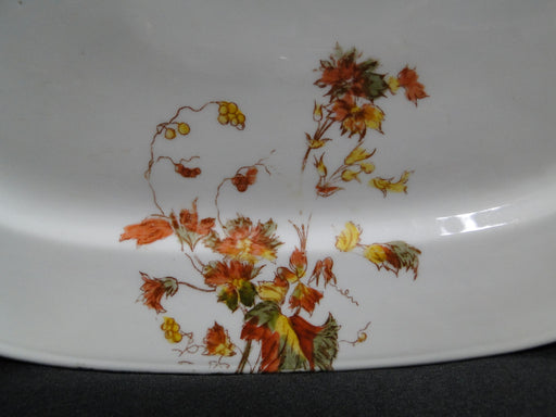 Schwalb Brothers (BSM), Coral Flowers: Oval Serving Platter, 12 7/8" x 9 1/8"
