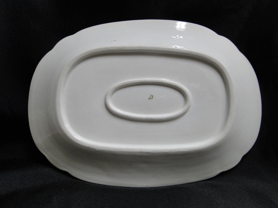 Schwalb Brothers (BSM), Coral Flowers: Oval Serving Platter, 11" x 7 7/8"