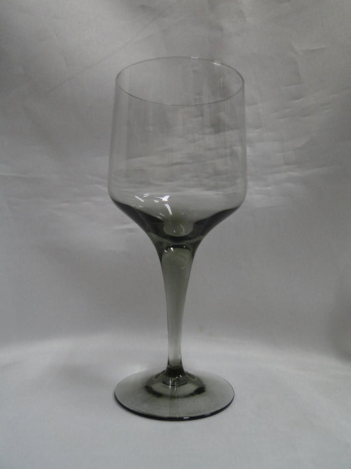 Orrefors Rhapsody Smoke, Gray, Grey: Claret Wine (s), 5 3/4" Tall