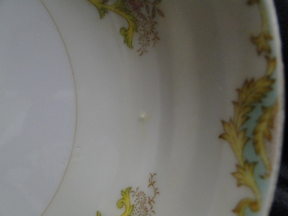 ESCO (Japan) ESO20, Floral Vases, Green Edge: Coupe Soup Bowl (s), 7 5/8"