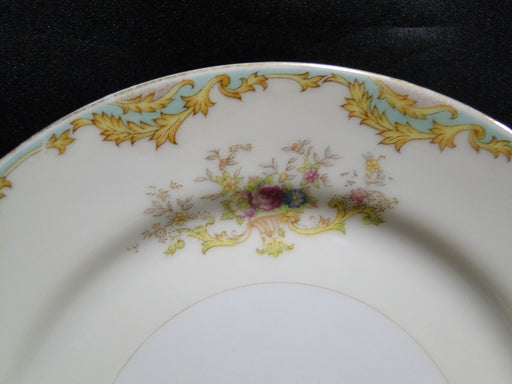 ESCO (Japan) ESO20, Floral Vases, Green Edge: Bread Plate (s), 6"