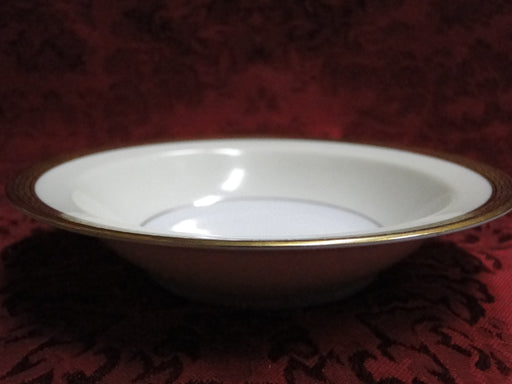 Noritake Gracewood, 4984, Greek Key on Gold Band: Fruit Bowl (s), 5 3/4"