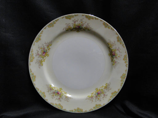 ESCO (Japan) ESO20, Floral Vases, Green Edge: Dinner Plate (s), 10"