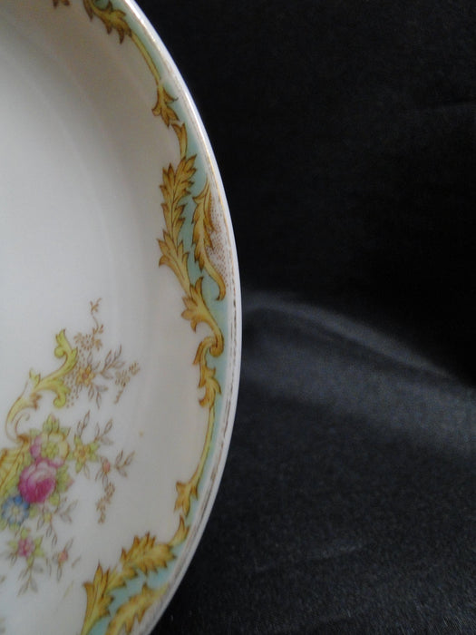 ESCO (Japan) ESO20, Floral Vases, Green Edge: 5 5/8" Saucer (s) Only, No Cup