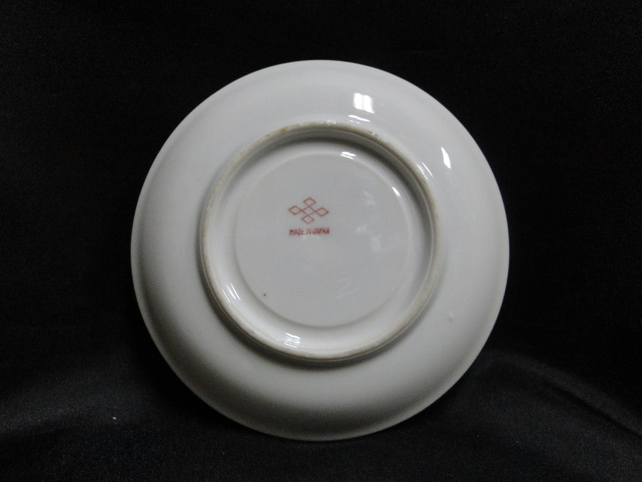 ESCO (Japan) ESO20, Floral Vases, Green Edge: 5 5/8" Saucer (s) Only, No Cup