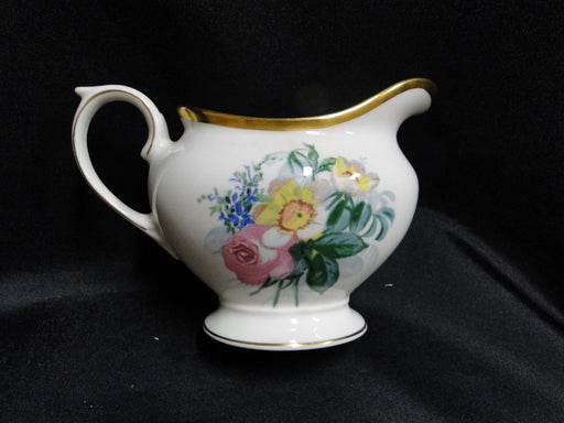 Lamberton Spring Garden, Pink & Yellow Flowers: Creamer, 3 1/2" Tall