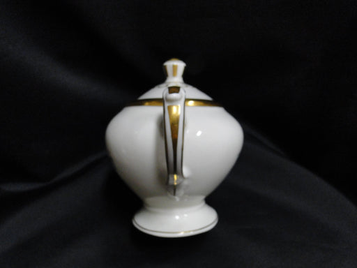 Lamberton Spring Garden, Pink & Yellow Flowers: Sugar Bowl & Lid, 5"