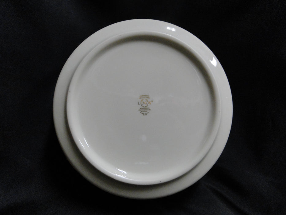 Lenox Moonspun, White Flowers, Platinum: Round Serving Bowl, 9 1/4", Lt Wear