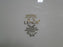 Lenox Moonspun, White Flowers, Platinum: Round Serving Bowl, 9 1/4", Lt Wear