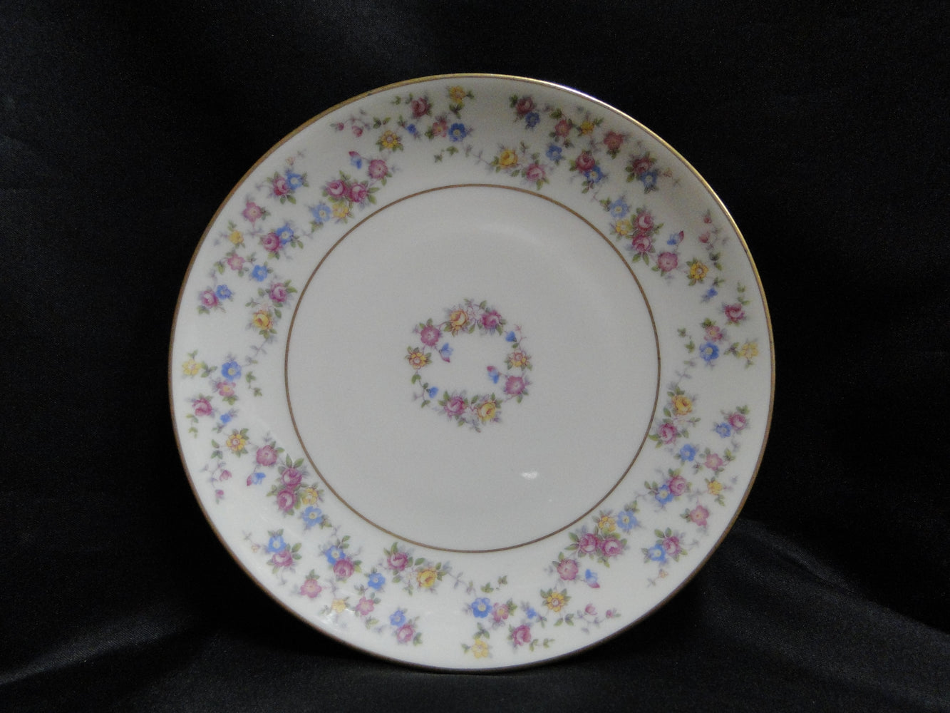 Lamberton Reverie, Floral Rim & Center: 6 3/4" Cream Soup Saucer Only